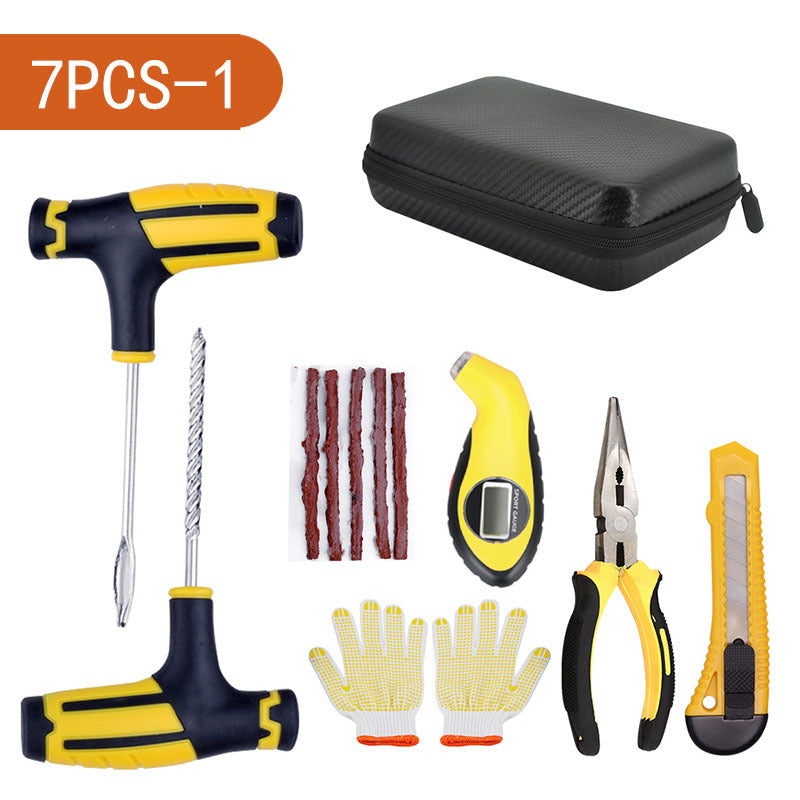 vacuum tire repair tool set