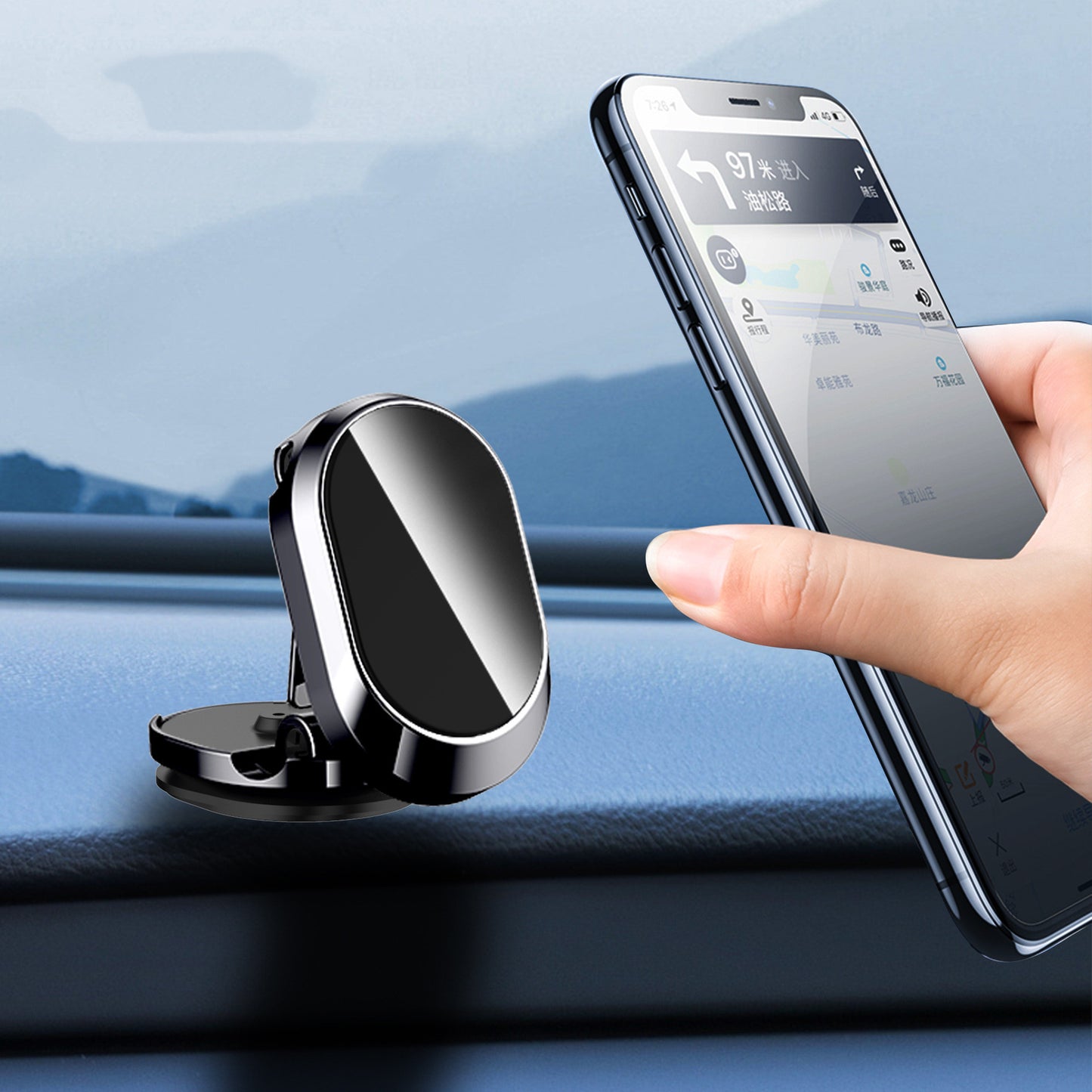 magnetic car phone holder