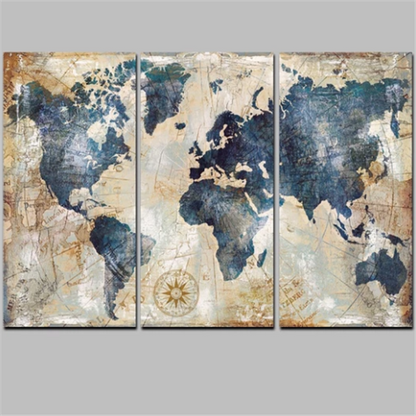 World Map Canvas