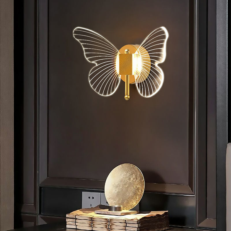 butterfly led wall lamp