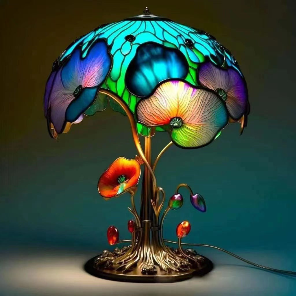 glass plant series desk lamp