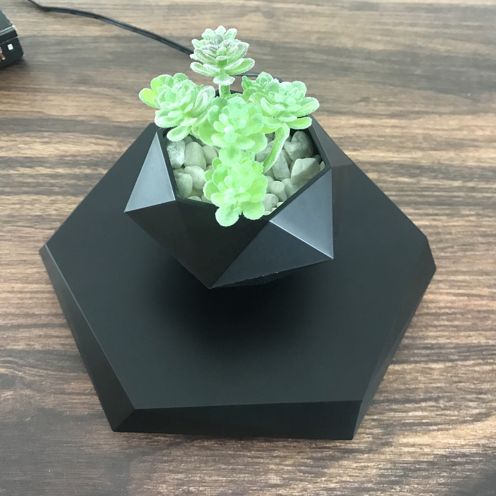 magnetic levitating flower pot