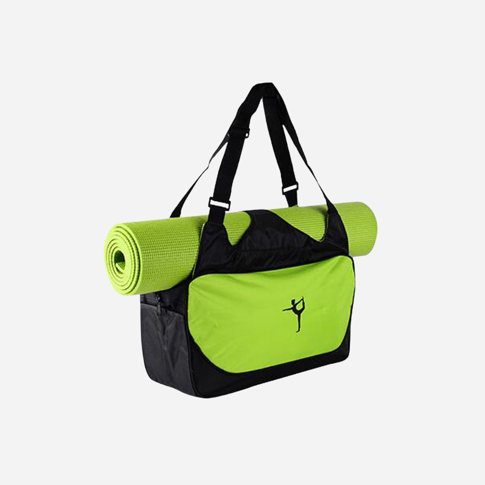 yoga flow tote: durable, lightweight mat bag with breathable pouch