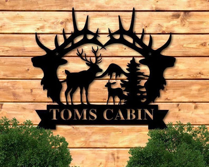 Metal Deer Wall Art Craft