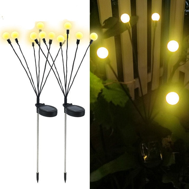 solar waterproof firefly light