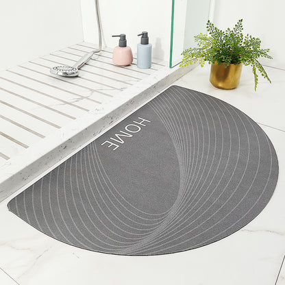 Semicircle Door Bathroom Non-slip Bath Speed Mat