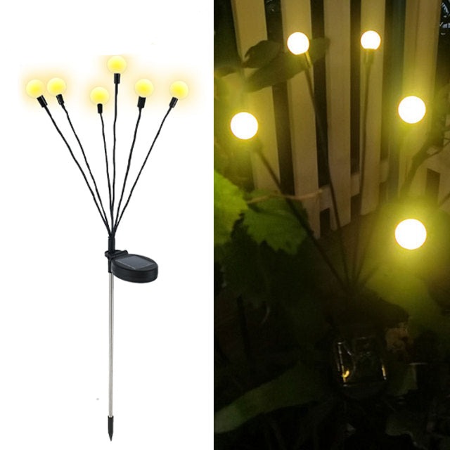 solar waterproof firefly light