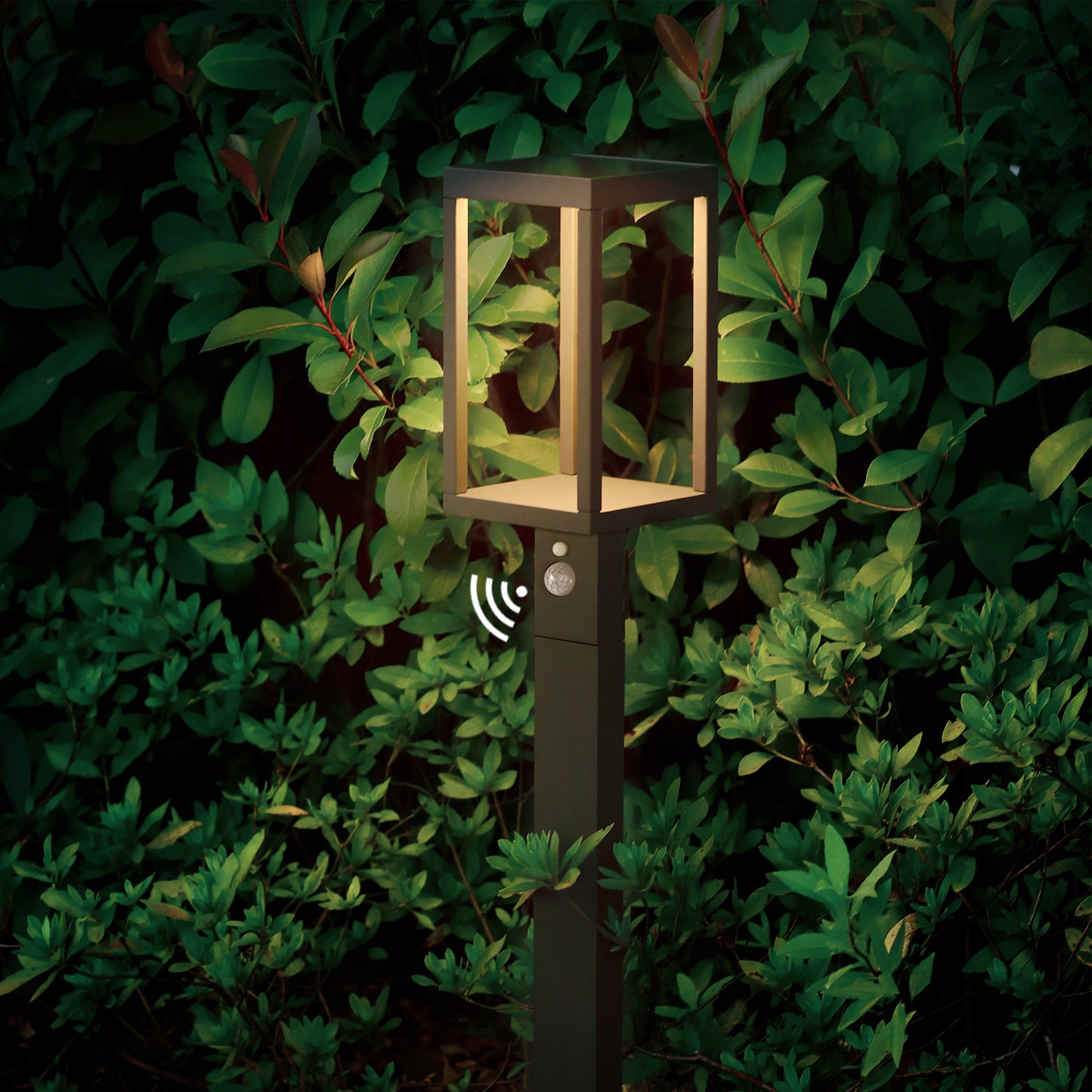 inowel solar pathway lights - dusk-to-dawn outdoor garden lighting