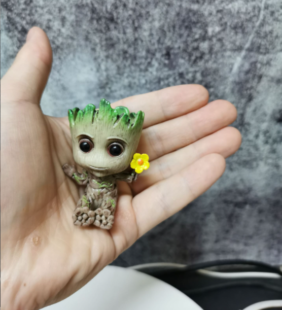 guardians of the galaxy groot flower pot bird's nest tree man groot tree man hand ornament