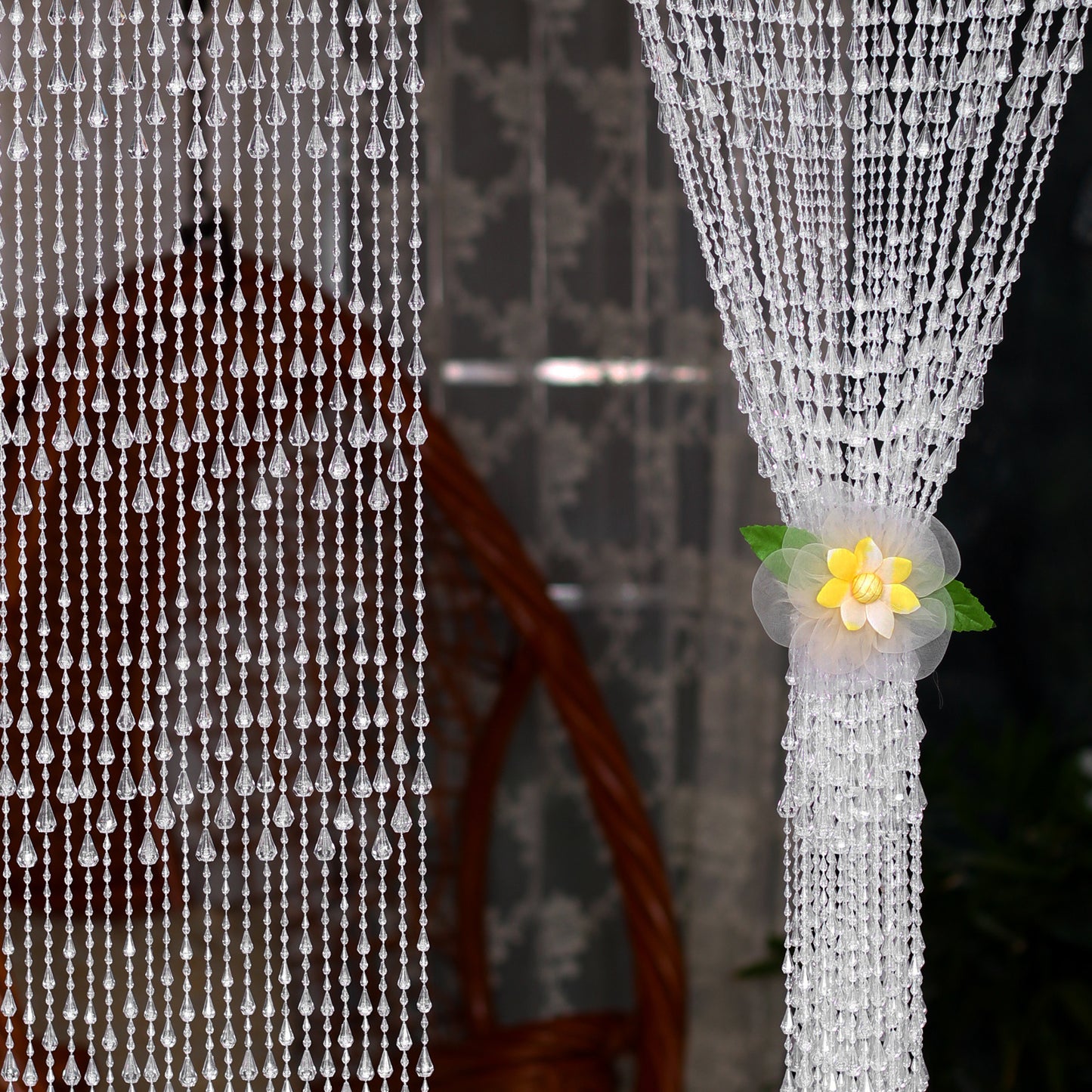 crystal beaded curtain acrylic string curtain hanging door beads for doorway window