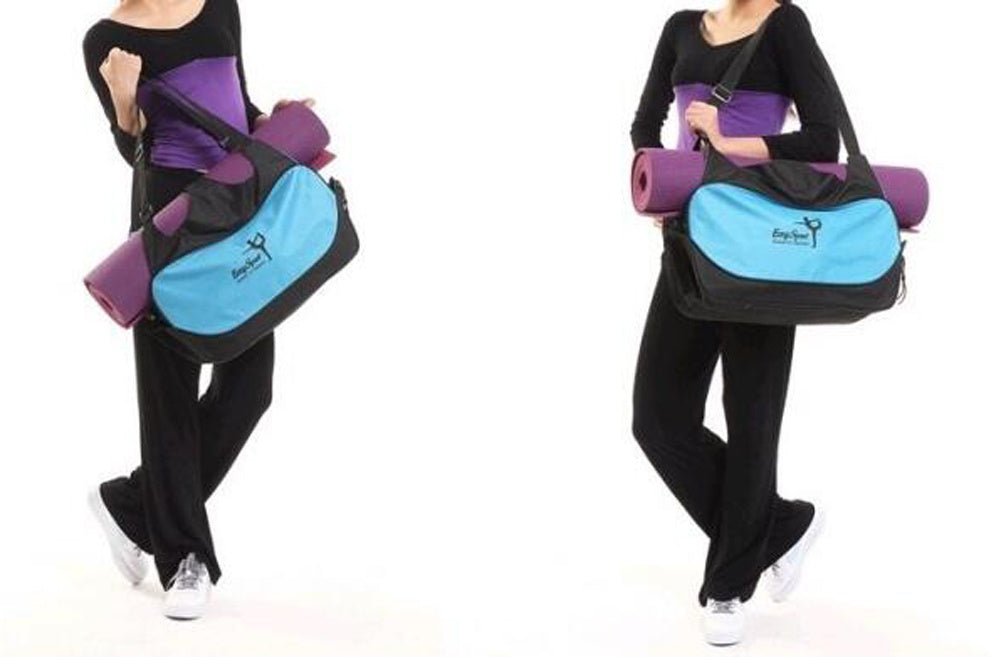 yoga flow tote: durable, lightweight mat bag with breathable pouch