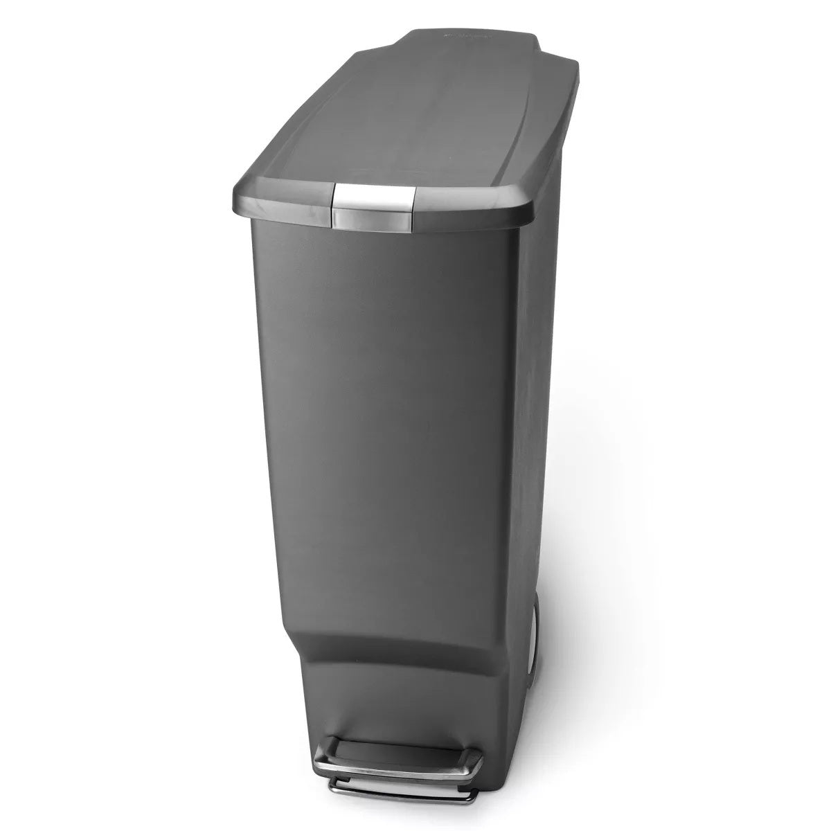 40l slim plastic step trash can