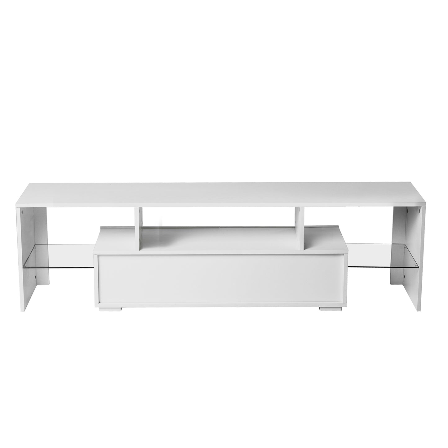 20 minutes quick assemble, modern tv stand with led lights,high glossy front tv cabinet,can be assembled in lounge room, living room or bedroom