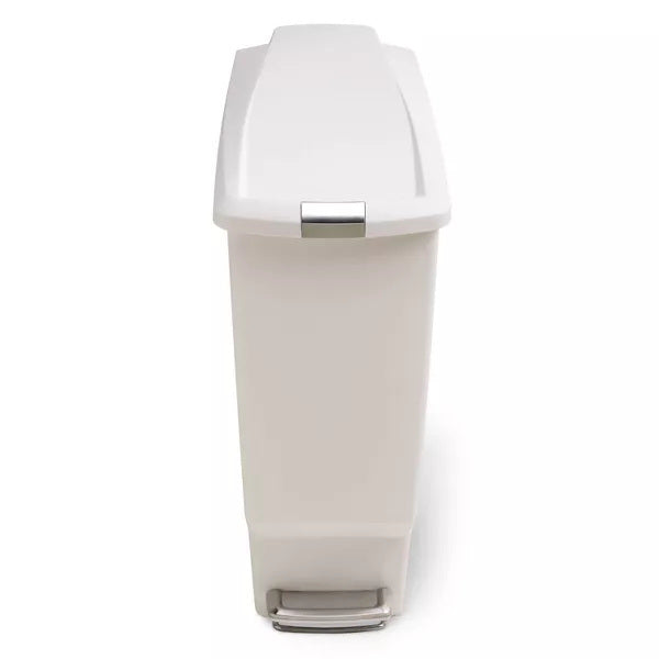 40l slim plastic step trash can