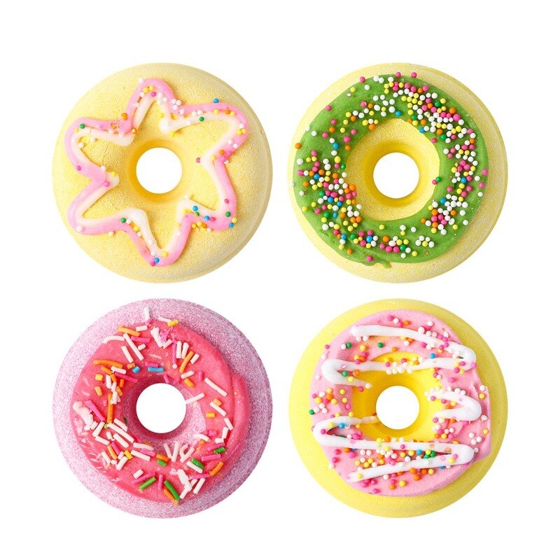 dessert doughnut bath bomb 4pk