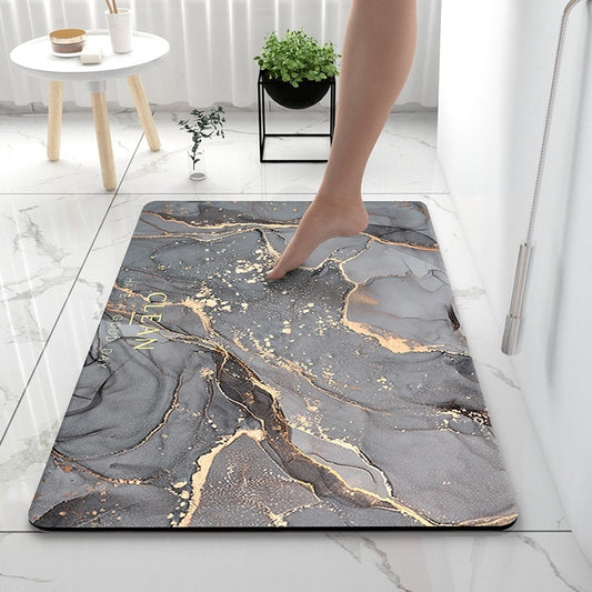Soft Diatomaceous Earth Bathroom Floor Mat